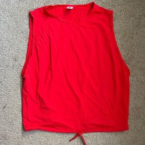 SENITA Arya Cinch Tank Cherry